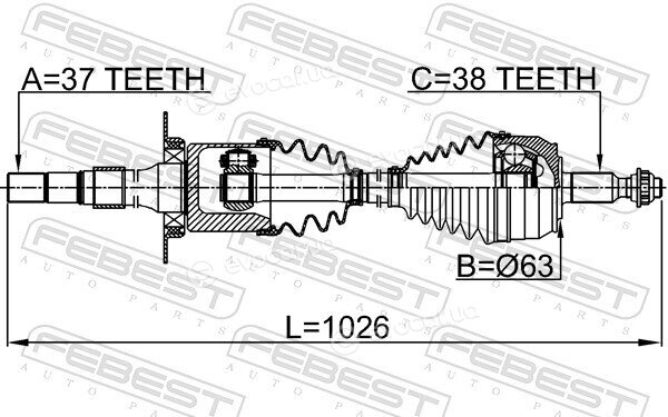 Febest 2314-7ERH