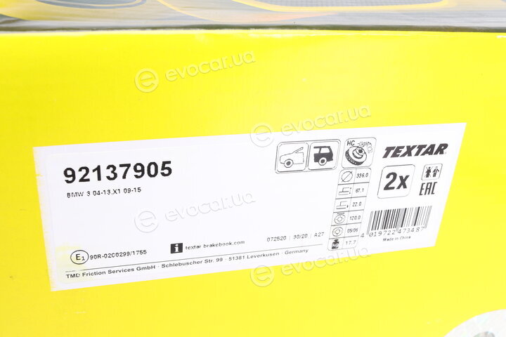 Textar 92137905