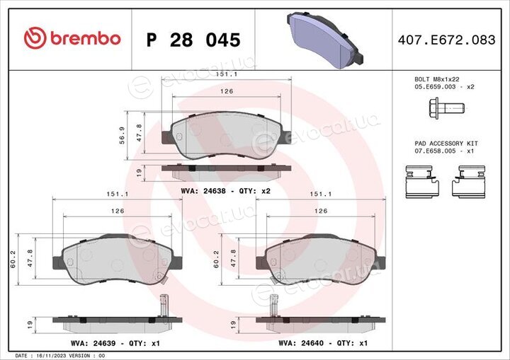 Brembo P 28 045