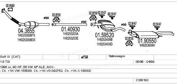 MTS C380193002996