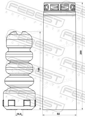 Febest SKSHB-A7R-KIT