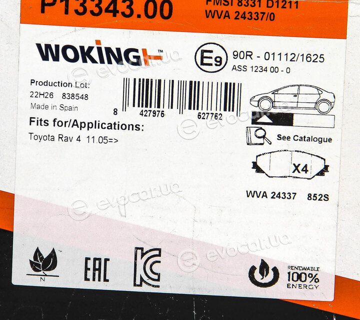 Woking P13343.00