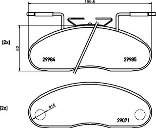 Hella Pagid 8DB 355 005-341