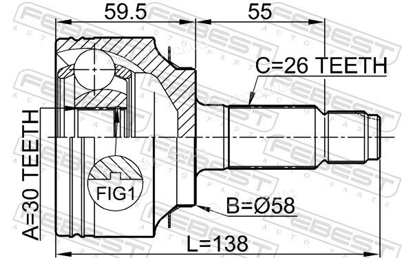 Febest 0310-FD