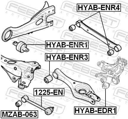 Febest HYAB-EDR1