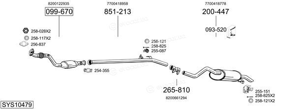 Bosal SYS10479