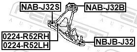Febest 0224-R52LH