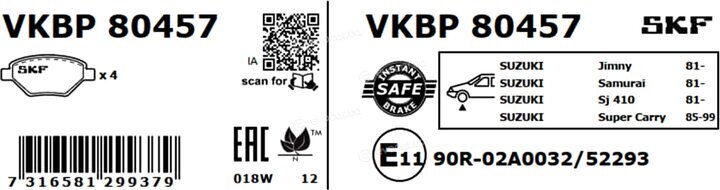 SKF VKBP 80457