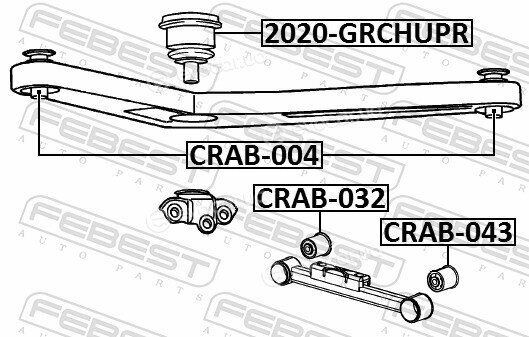 Febest CRAB-043