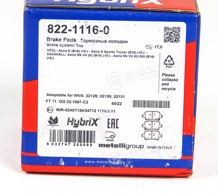 Cifam 822-1116-0