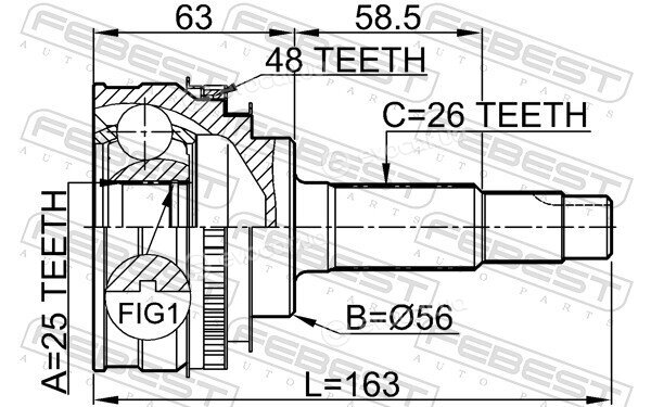 Febest 0110-065A48