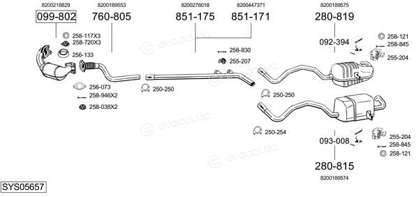 Bosal SYS05657