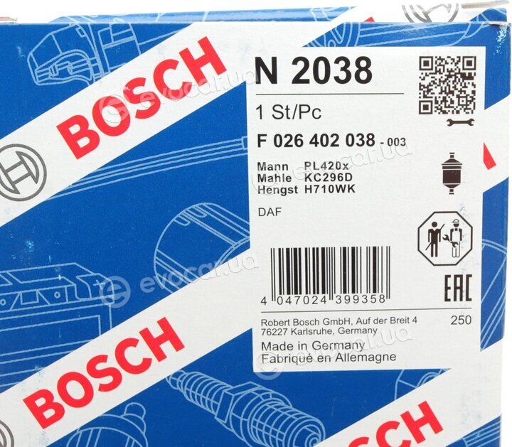 Bosch F 026 402 038