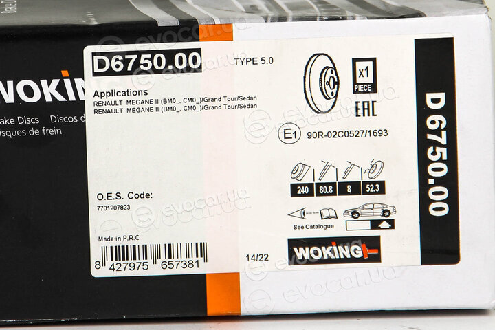 Woking D6750.00