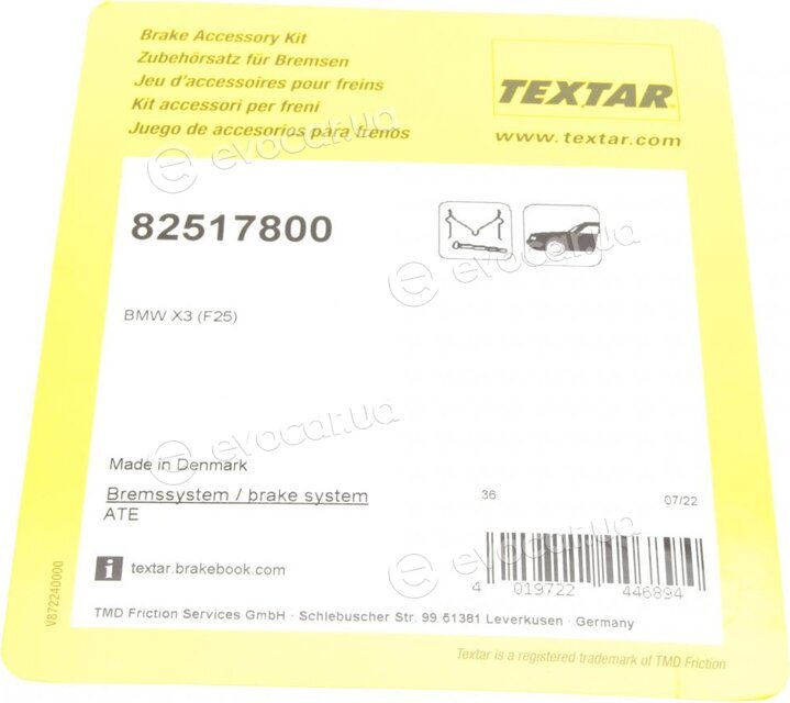 Textar 82517800