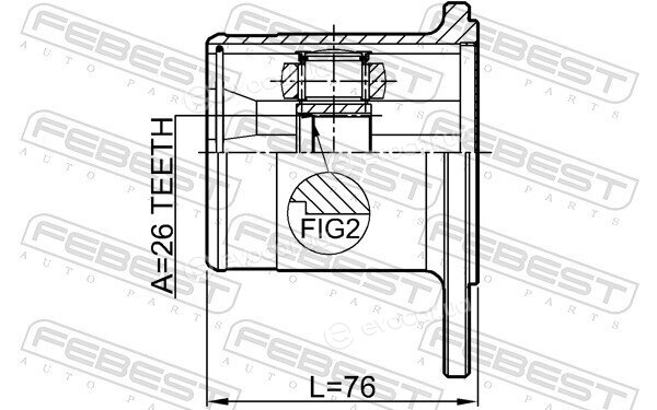 Febest 0711-SX4R