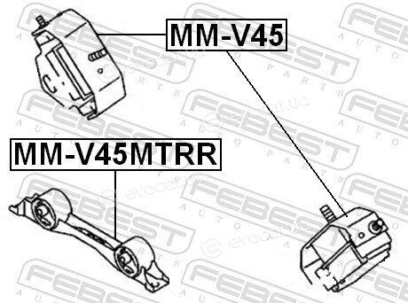 Febest MM-V45MTRR