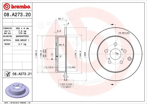 Brembo 08.A273.21