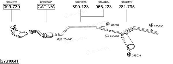 Bosal SYS10641