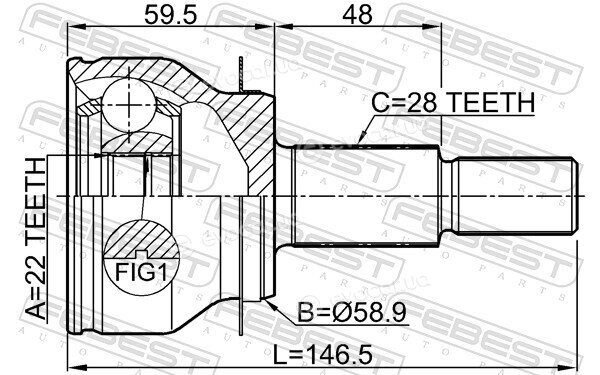 Febest 0510-BMAT