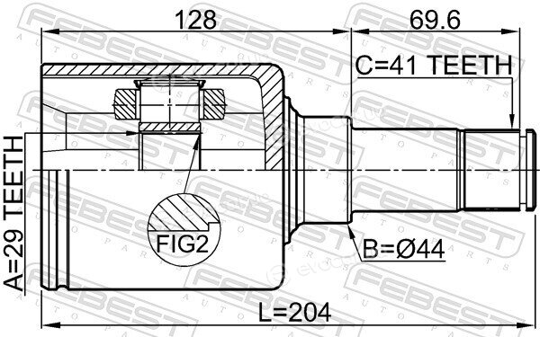 Febest 2111-TT9DLH