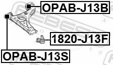 Febest OPAB-J13S