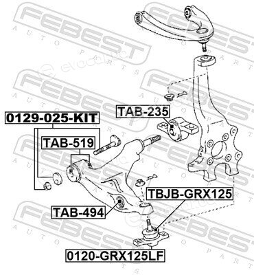 Febest 0120-GRX125LF