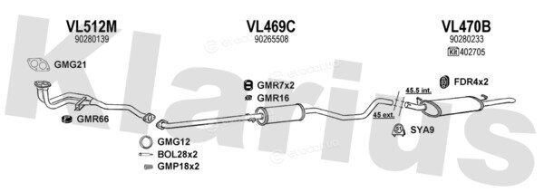 Klarius 390347U