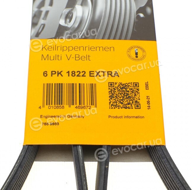 Continental 6PK1822 EXTRA