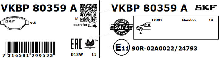 SKF VKBP 80359 A