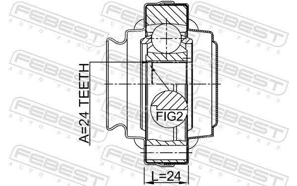 Febest 1911-E87R