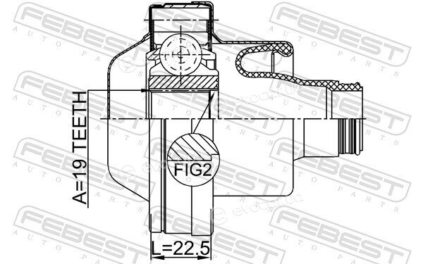 Febest 2711-S80IISHA
