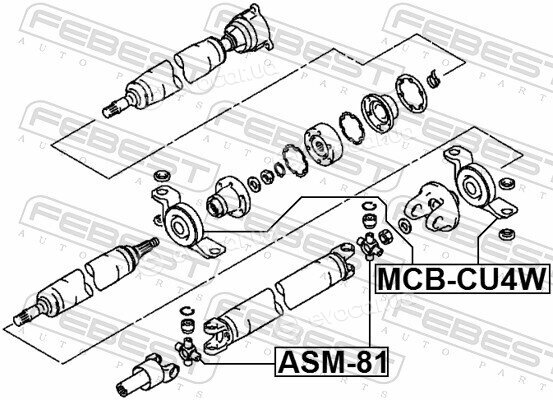 Febest MCB-CU4W
