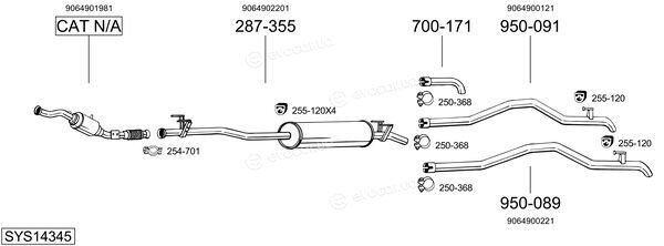 Bosal SYS14345