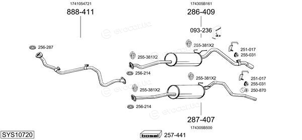 Bosal SYS10720