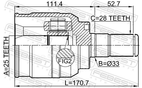 Febest 1211-IX35AT