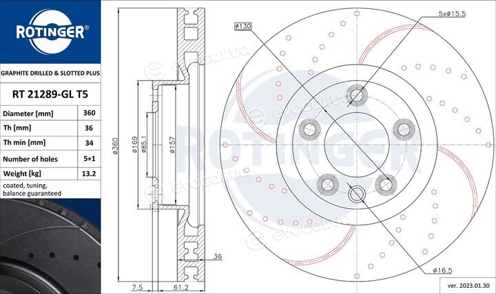 Rotinger RT 21289-GL T5