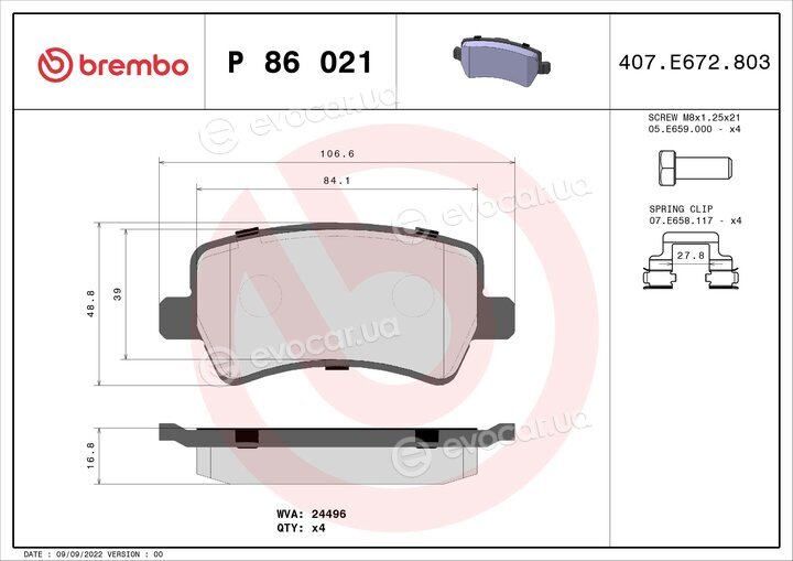Brembo P 86 021X