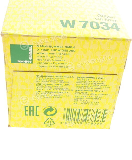 Mann W 7034