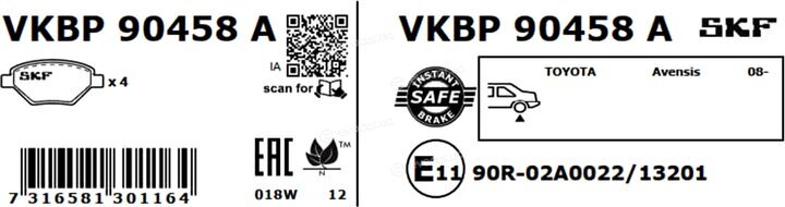SKF VKBP 90458 A