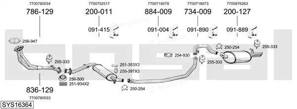 Bosal SYS16364