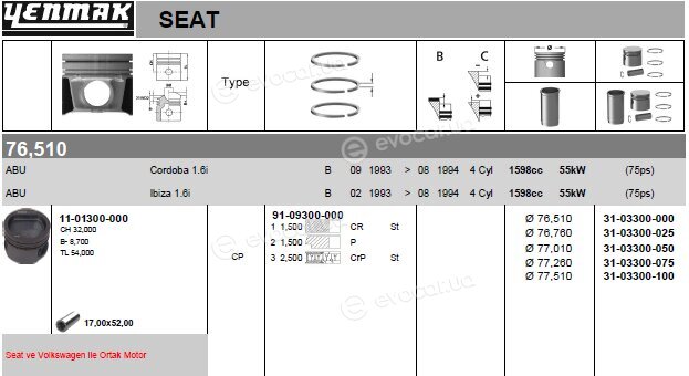 Yenmak 31-03300-050