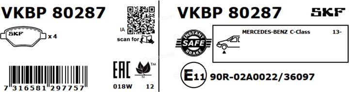 SKF VKBP 80287