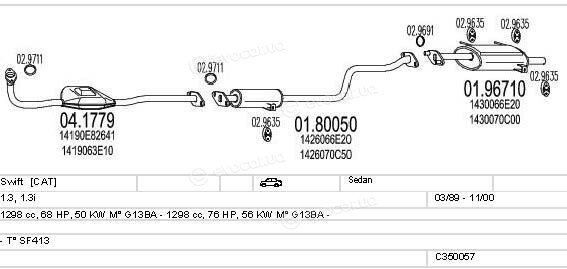 MTS C350057004911