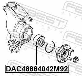Febest DAC48864042M92