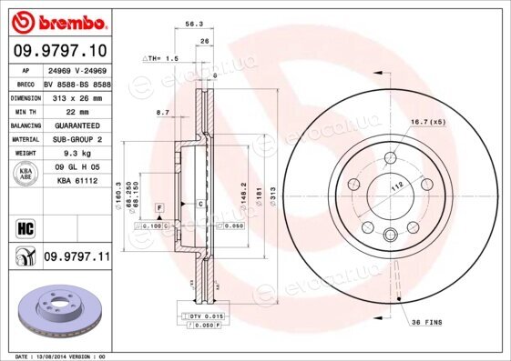 Brembo 09.9797.11