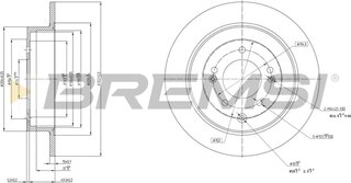 Bremsi CD8772S