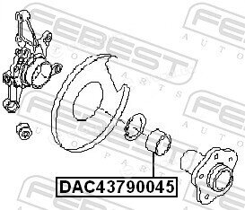 Febest DAC43790045