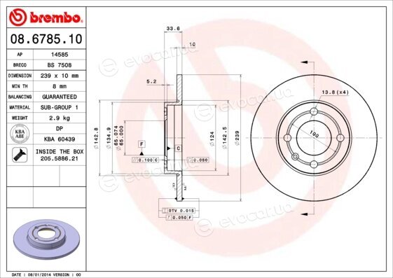 Brembo 08.6785.10