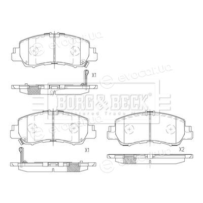 Borg & Beck BBP2872